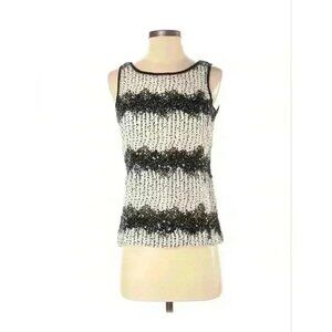 Ann Taylor loft XS sleeveless sequin blouse